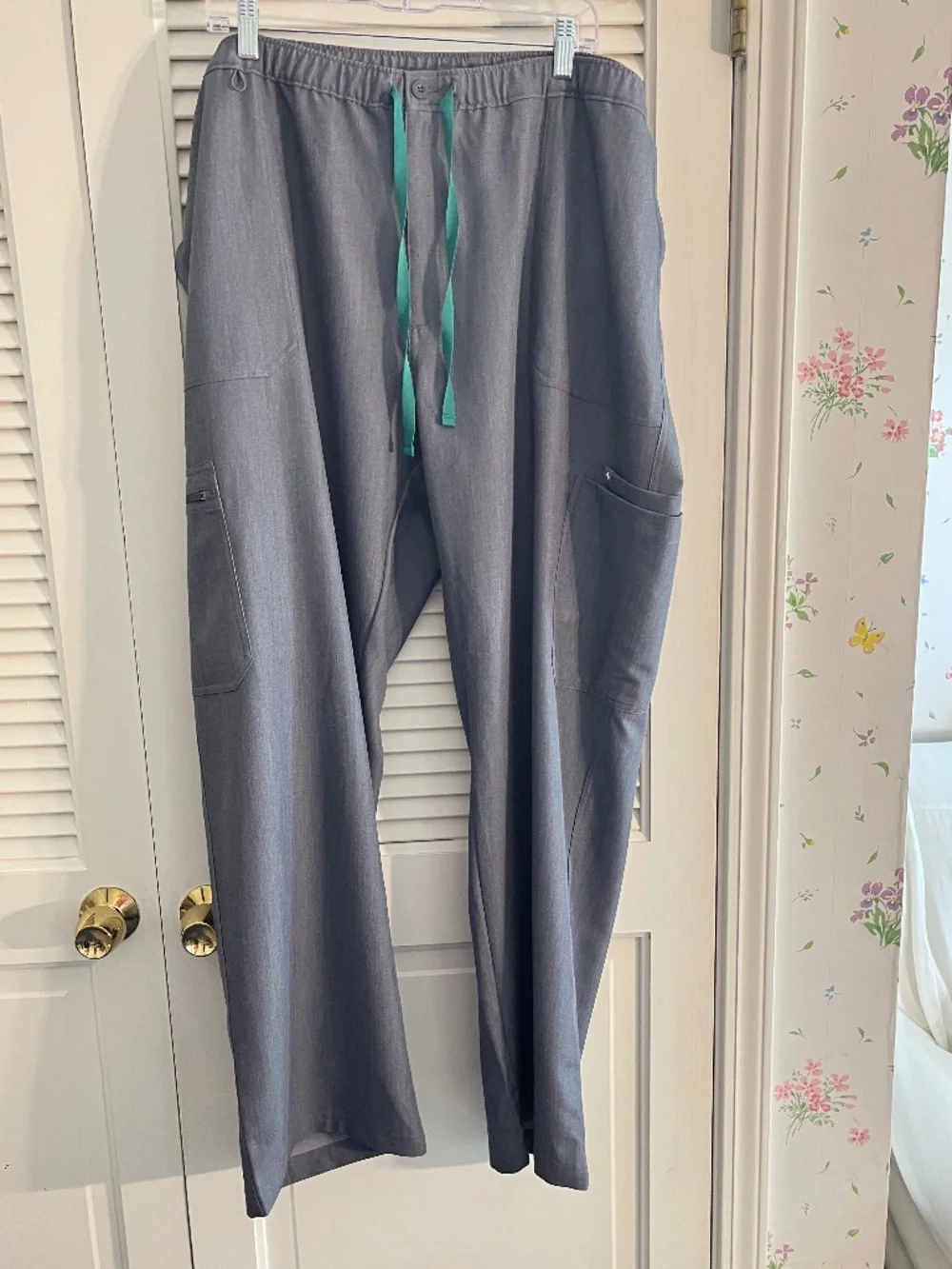 Figs Graphite Cairo 9-Pocket Straight Leg Scrub Pant Size 5XT NWOT
